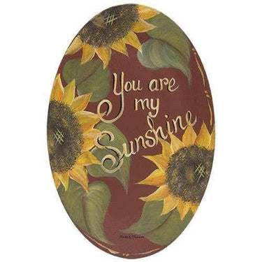 You Are My Sunshine Oval Plate - The Fox Decor
